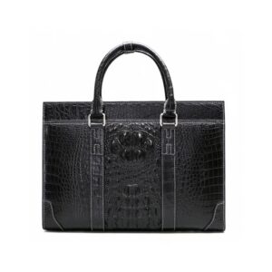 Genuine Crocodile Leather Briefcase